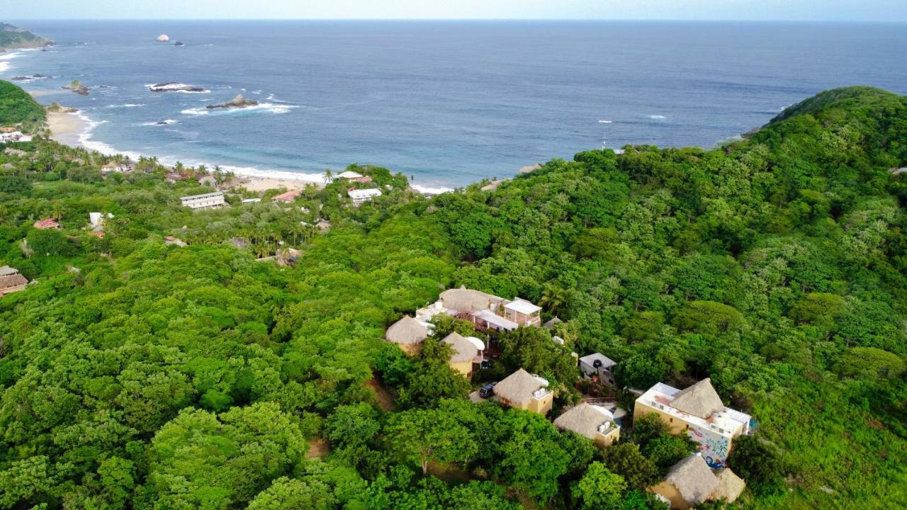 Carpe Diem Casitas & Villas Mazunte Buitenkant foto